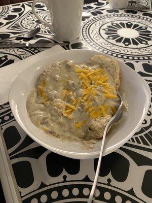 Biscuits and gravy