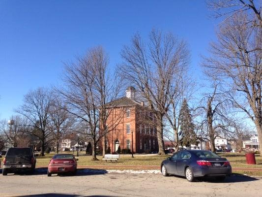 Beautiful town square in Sunbury, OH across from Yum-Ee Donuts