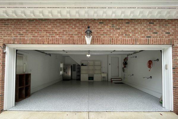 Our new garage floor!