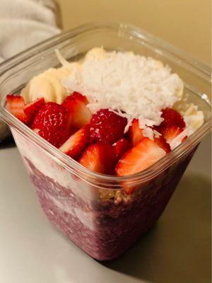 Wild berry protein bowl