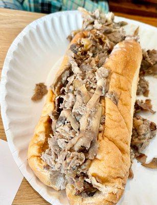 Philly cheesesteak - look how yummy!