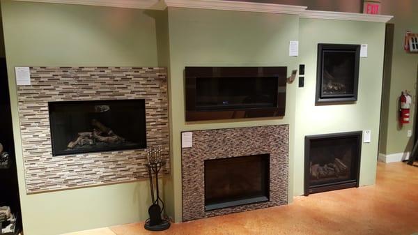 New construction? We have a variety of gas fireplaces from Regency, Enviro, and Marquis.