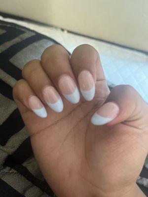 They look bulkey and the French tip is horrible