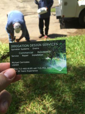 Irrigation Design Services