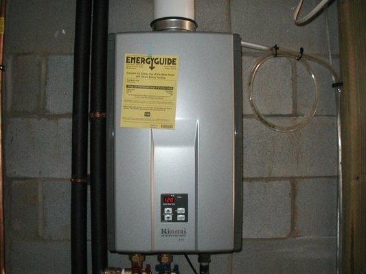 Up grade to a tankless water heater