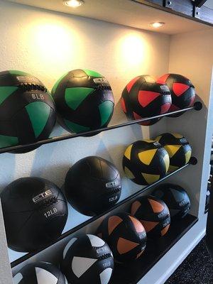 Medicine ball wall