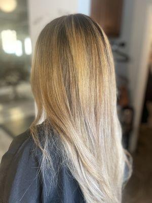 Blonde Balayage Done by Owner Shelley