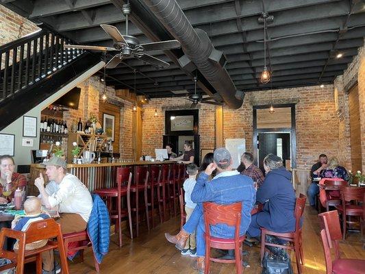 Dining and bar area