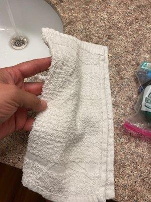 Old dirty towels