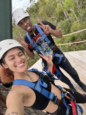 Ziplining