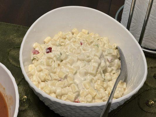 Macaroni salad! So good!!