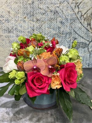 This arrangement is beautiful, we ordered it same day and our friend loves it!  We'll use them again for sure!