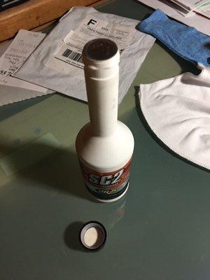 The UNOPENED 6 oz bottle of "fuel system treatment" I found in my cup holder, that they charged me $70 for. Its $5 on Amazon.