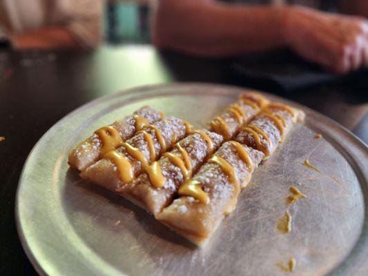 Pumpkin garlic cheese bread