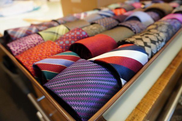 Look your best with our wide selection of ties.