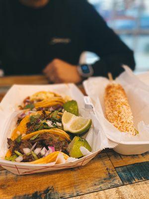 Pork birria, carnitas