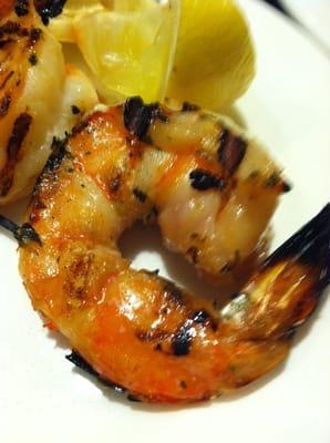 The shrimp cocktail is GRILLED shrimp