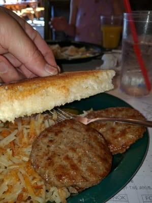 Homemade bread, the toast for breakfast was awesome!