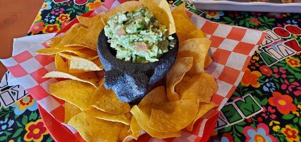 Very good guac, well salted.