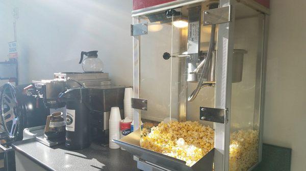 Free popcorn!