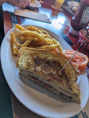 My half of the Grilled Turkey Melt for $13.99.