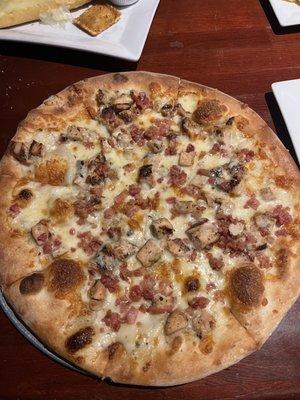 Chicken Bacon Ranch Pizza