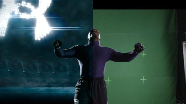 A before & after breakdown of the visual effects on Under Armour's interactive Super Bowl experience "Out-Ray Ray Lewis".