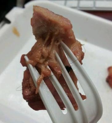 I found this in my teriyaki chicken. I almost vomitted.