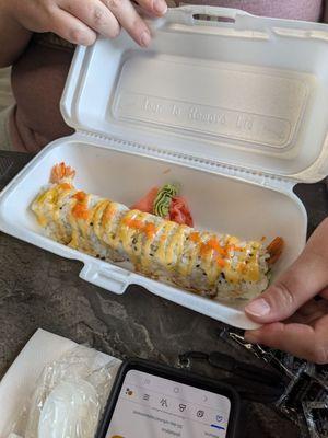 Shrimp Tempura roll, it was awesome!