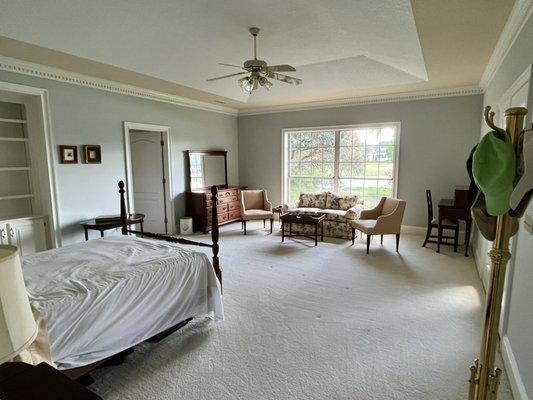 Custom Interior painting of a room in a home we're currently painting