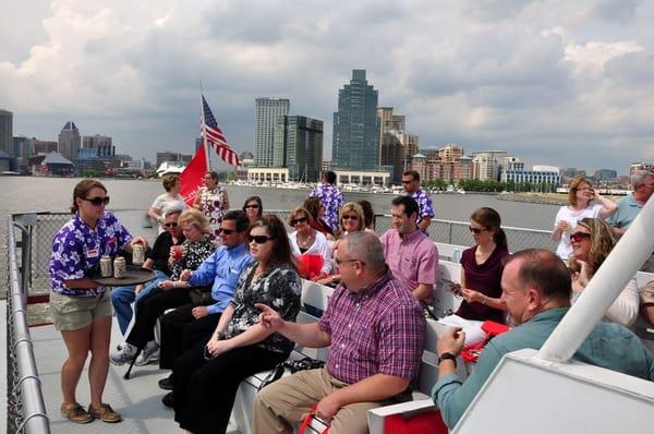 Take a sunset cocktail cruises on weekend evenings.