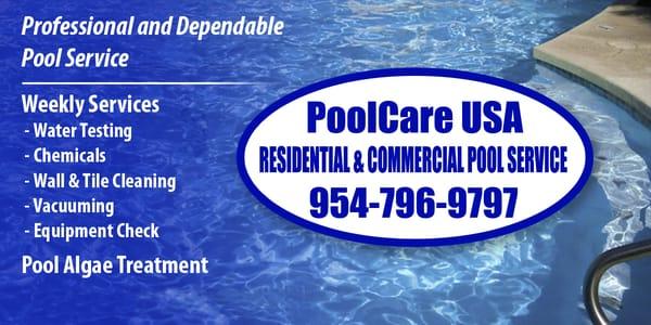 Residential & Commerical Pool Service