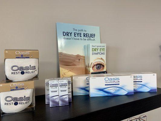 We offer many treatments for dry eye disease