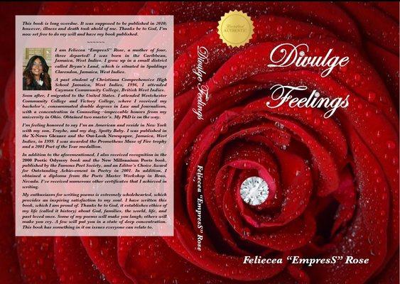 THE ORIGINAL, BUY: DIVULGE FEELINGS WILL BE OUT LOOK OUT FOR IT WITH A GOLDEN SEAL SAID: CERTIFIED AUTHENTIC, RED FLOWERS WITH DIAMONDS.