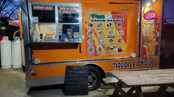 Food truck with menu (and daily specials)