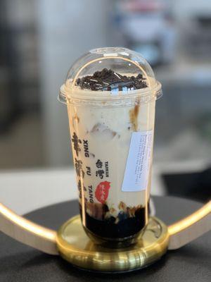 Oreo brown sugar milk tea