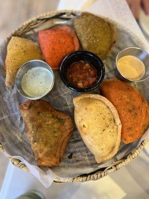 Half dozen assortment empanadas