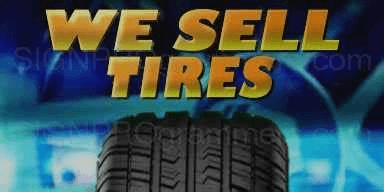 We sell tires. Can have most tires the following day.