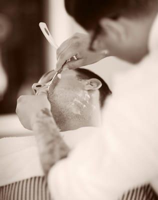 Come and enjoy a relaxing shave by walk in or appointment.