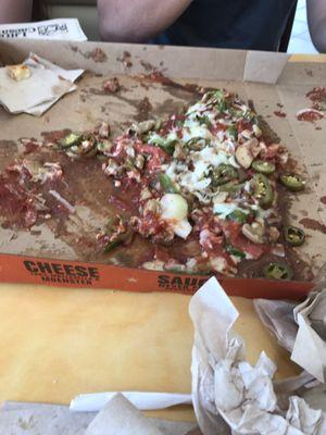 Trust me, this pizza looked worse