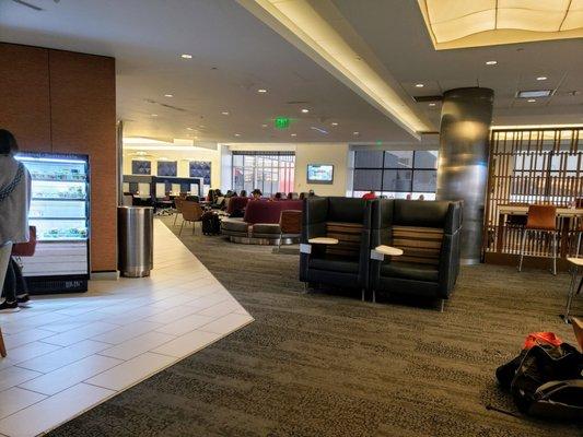 Seating Area in Delta Sky Club Concourse E at ATL