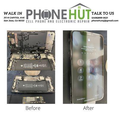 iPhone water damage repair.