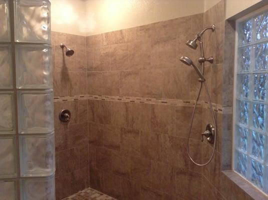 Custom shower remodel