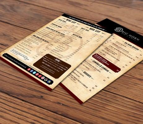 Menu Design