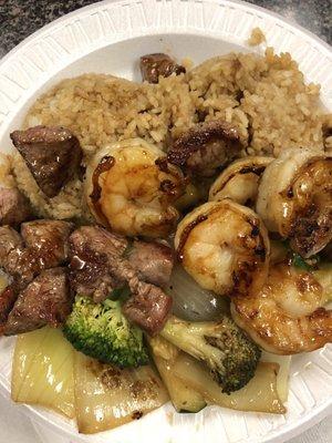 Steak and Shrimp Hibachi and Teriyaki