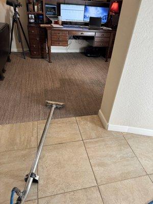 Can you see where I cleaned? Call today