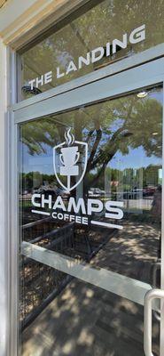 Champs Coffee Sho front door