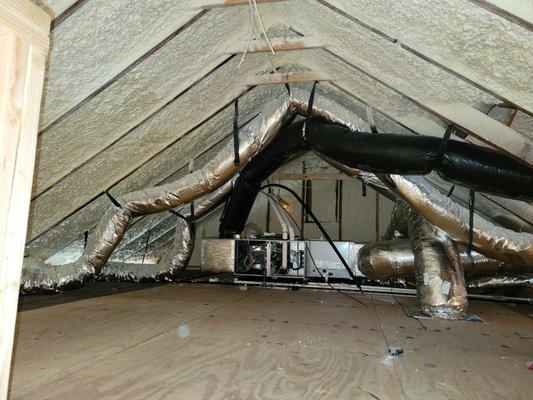 Phenomenal rafter insulation install