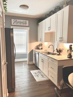 Kitchen Staged For Client