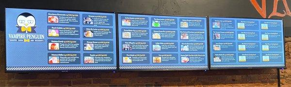 Menu board